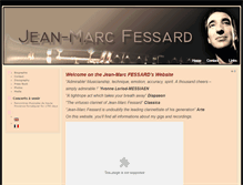 Tablet Screenshot of jeanmarcfessard.com